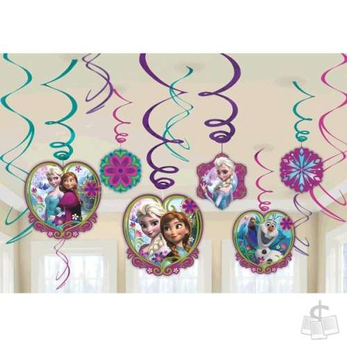 Disney Frozen Hanging Swirls - Click Image to Close
